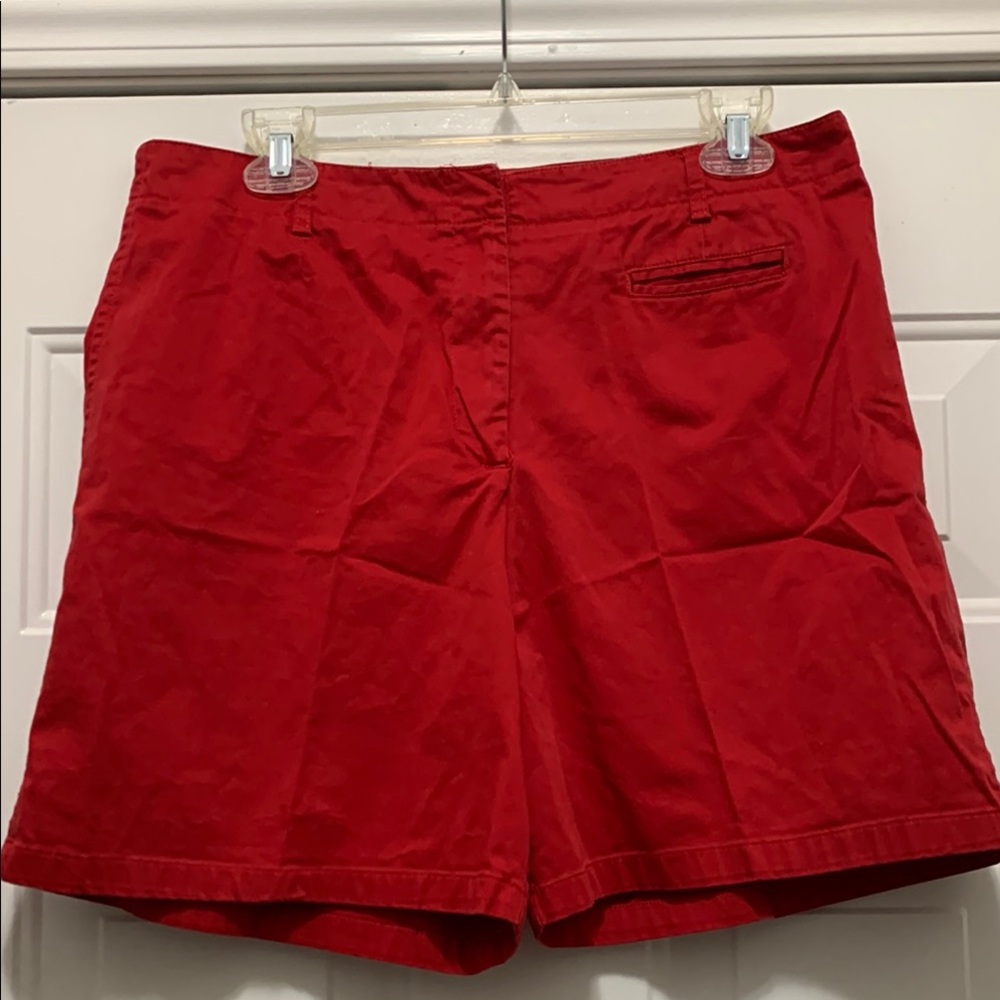 3/$15 Mountain Lake Cotton Size 14 High Rise Red Casual Shorts